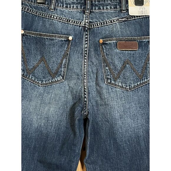 Vintage Wrangler Jeans 27x26 USA Blue‎ Pants Cowboy Western Denim - Picture 4 of 10